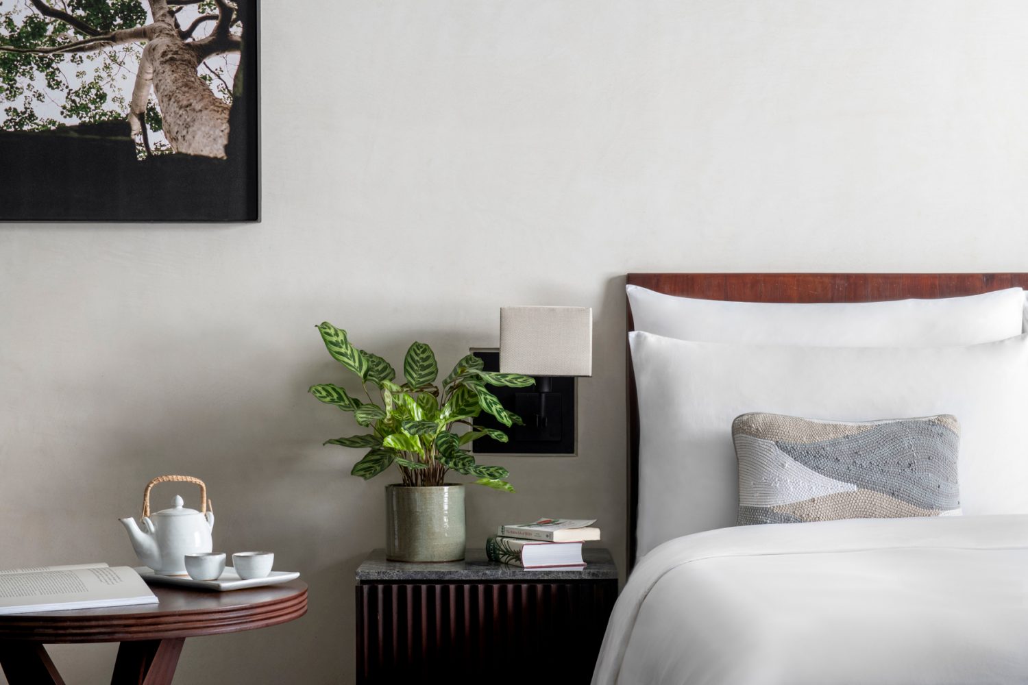 Treeline Urban Resort bedding